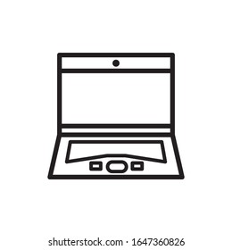 Diseño de iconos de LAPTOP, colección de iconos de estilo plano