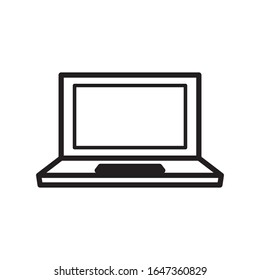 Diseño de iconos de LAPTOP, colección de iconos de estilo plano