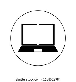 laptop icon design template