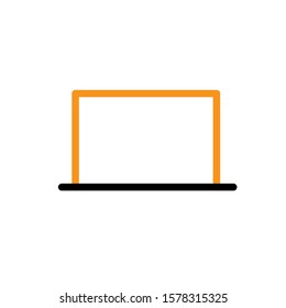 Laptop icon design template vector
