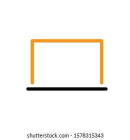 Laptop icon design template vector