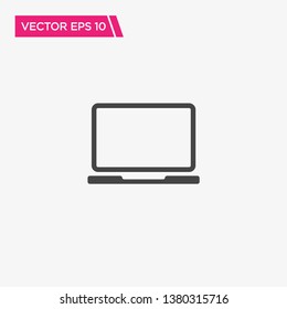 Laptop Icon Design, Vector EPS10