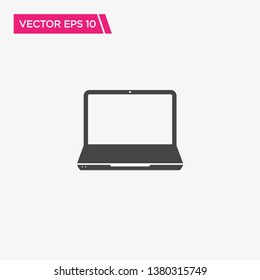 Laptop Icon Design, Vector EPS10