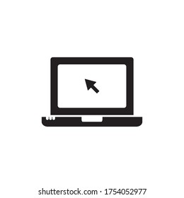 Ilustración de vectores de diseño de iconos de portátiles