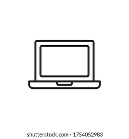 Laptop Icon Design Vector Illustration