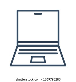 ilustración vectorial de diseño de icono portátil