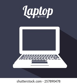 laptop icon design, vector illustration eps10 graphic 