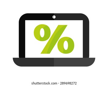 laptop icon design, vector illustration eps10 graphic 