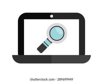 laptop icon design, vector illustration eps10 graphic 