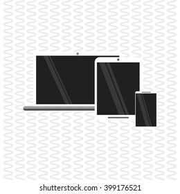 laptop icon design, vector illustration