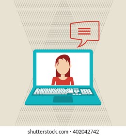 laptop icon design , vector illustration