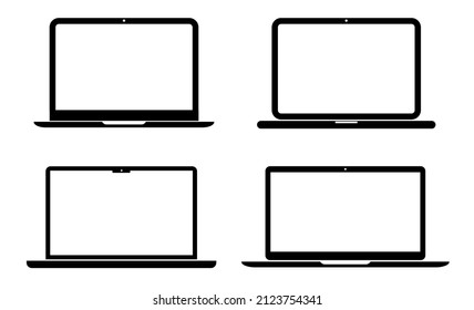 Laptop Icon Device icon set Laptop, Computer. Electronic devices icon Vector illustration