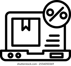 Laptop Icon Element For Design