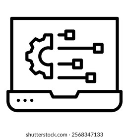 Laptop Icon Element For Design
