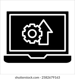 Laptop Icon Element For Design
