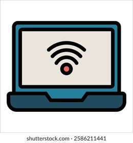 Laptop Icon Element For Design