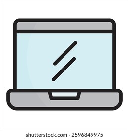 Laptop Icon Element For Design