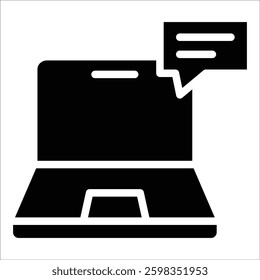 Laptop Icon Element For Design