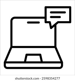 Laptop Icon Element For Design