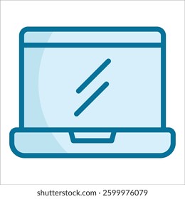 Laptop Icon Element For Design