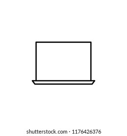 laptop icon. Element of education for mobile concept and web apps icon. Thin line icon for website design and development, app development. Premium icon