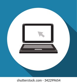 laptop icon eps 10