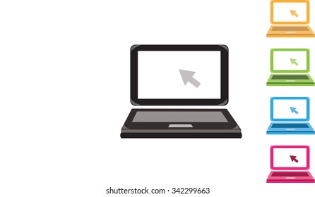 laptop icon eps 10