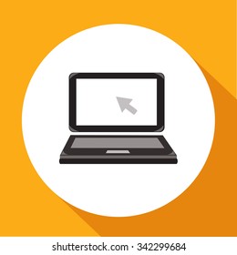 laptop icon eps 10