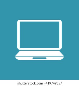 Laptop Icon. Eps-10.
