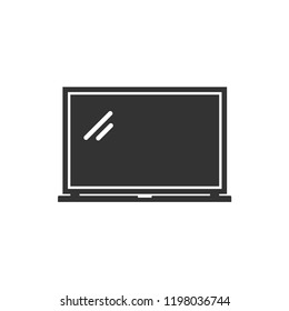Laptop icon flat. Icon Flat