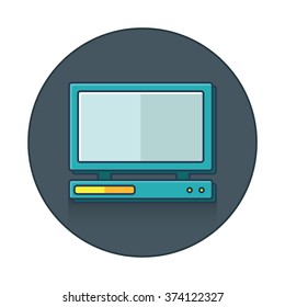 Laptop Icon  flat icon