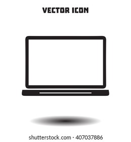 laptop icon. Flat design style. Vector EPS10.