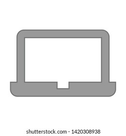 Laptop icon. flat illustration of Laptop vector icon for web