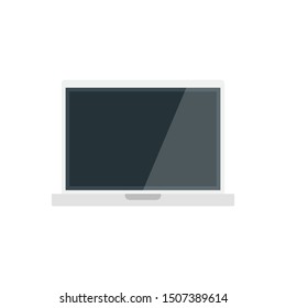 laptop icon in flat style isolated. Vector Symbol illustration.