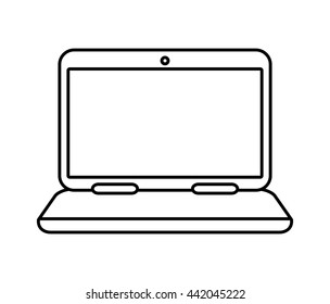 laptop  icon. Gadget design. Vector graphic