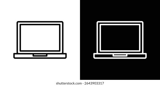 Laptop icon Graphic vector set for ui design
