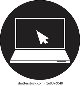 Laptop Icon illustration