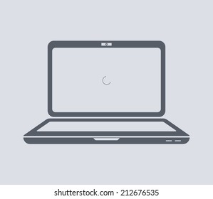 Laptop Icon Illustration