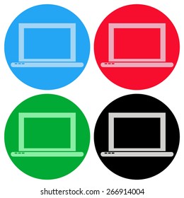 Laptop Icon illustration