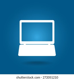 Laptop Icon illustration