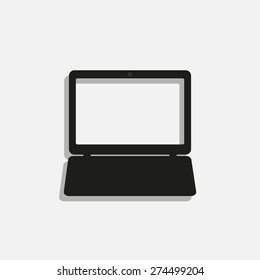 Laptop Icon illustration