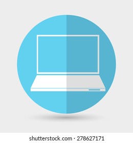 Laptop Icon illustration