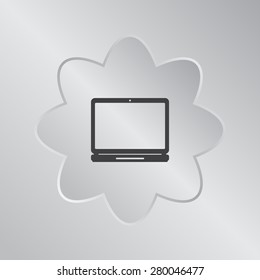 Laptop Icon illustration