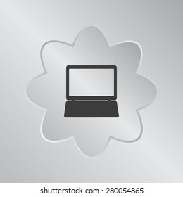 Laptop Icon illustration