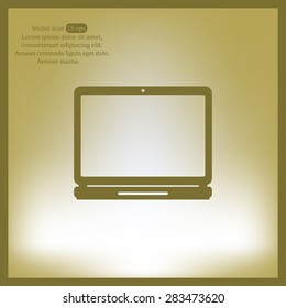 Laptop Icon illustration