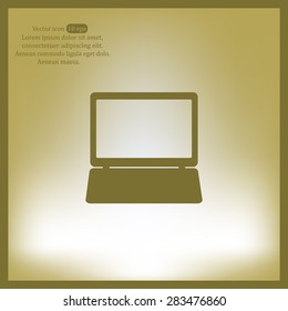 Laptop Icon illustration
