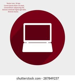 Laptop Icon illustration