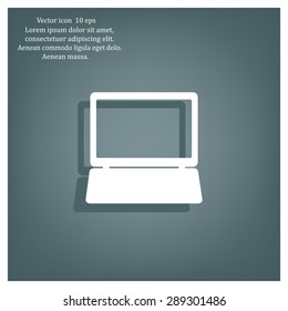 Laptop Icon illustration