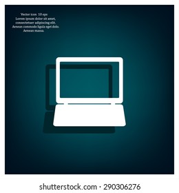Laptop Icon illustration