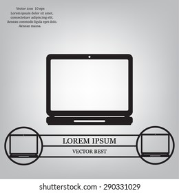 Laptop Icon illustration